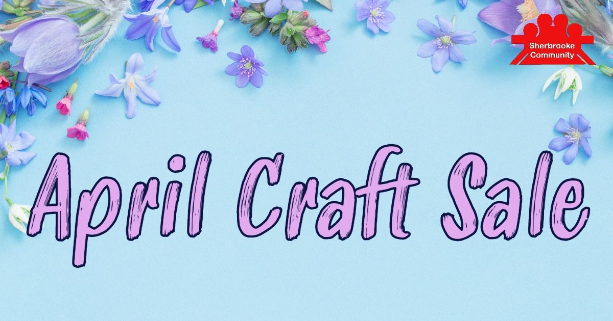 April Craft Sale