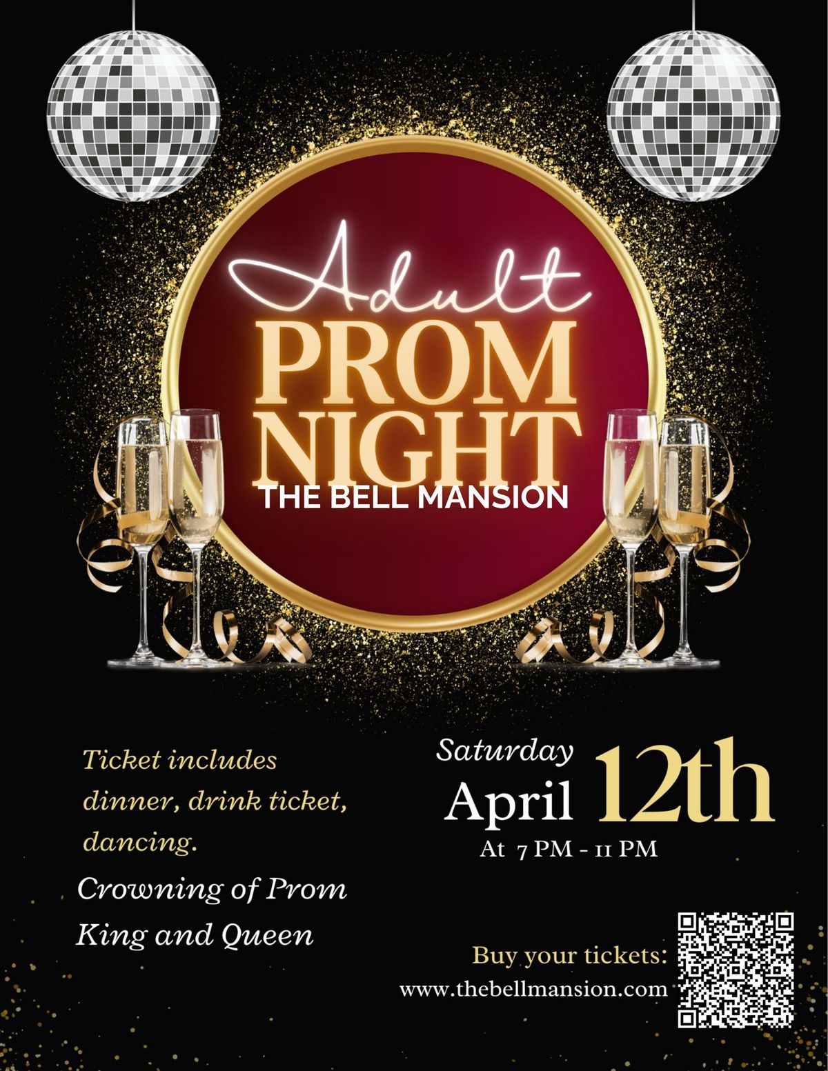 Adult Prom at The Bell Mansion