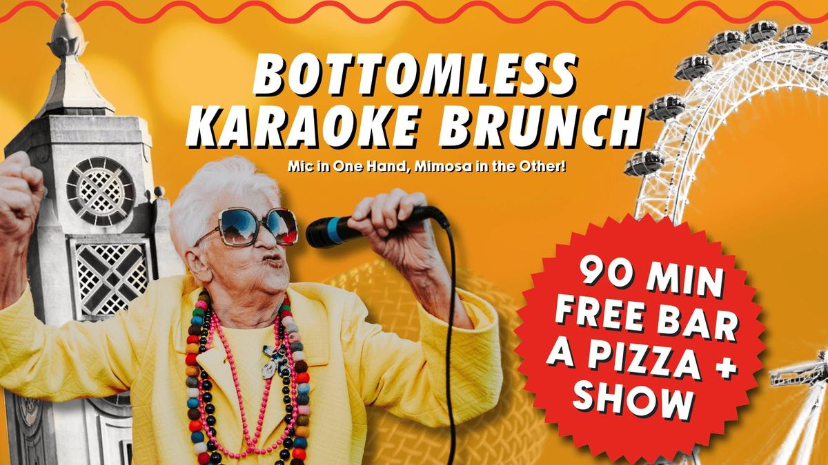 Bottomless Karaoke Brunch - 90m Free Bar + Pizza + Karaoke Show