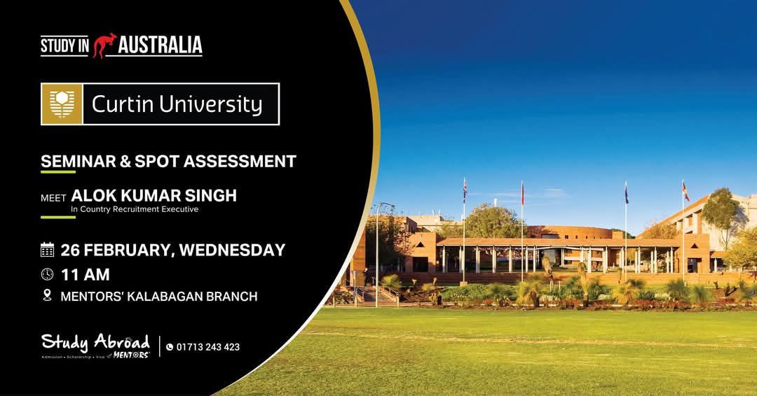 Seminar & Spot Assessment: Curtin University