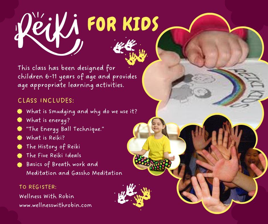 Reiki 1 for Kids (ages 6-11)