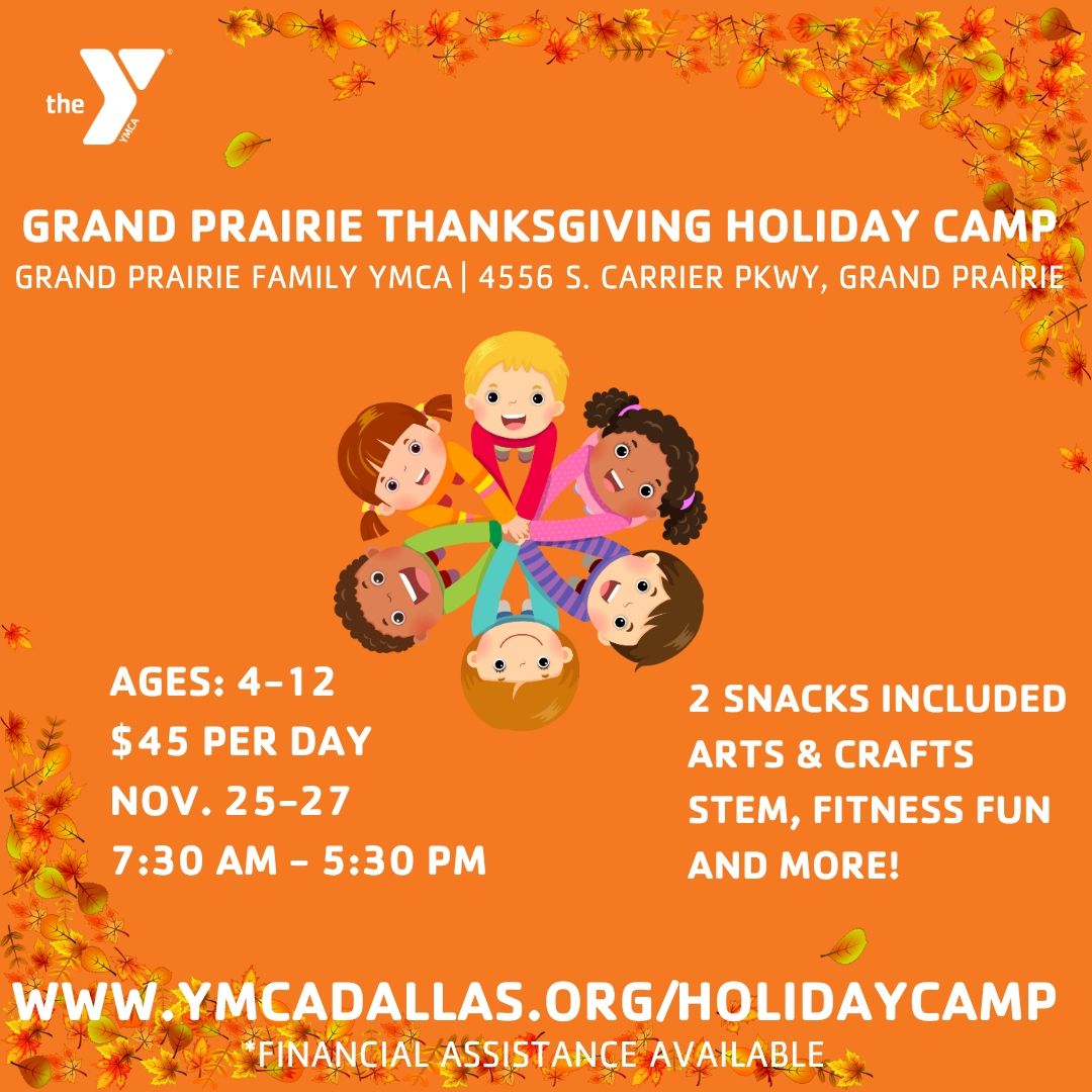 Grand Prairie Thanksgiving break Holiday Camp 