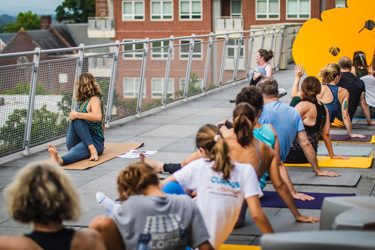  Rooftop Yoga: Creative Flow Series with West Asheville Yoga