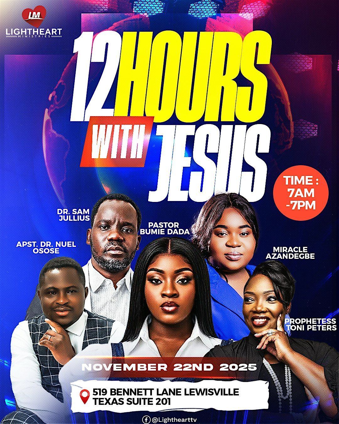 12 HOURS WITH JESUS