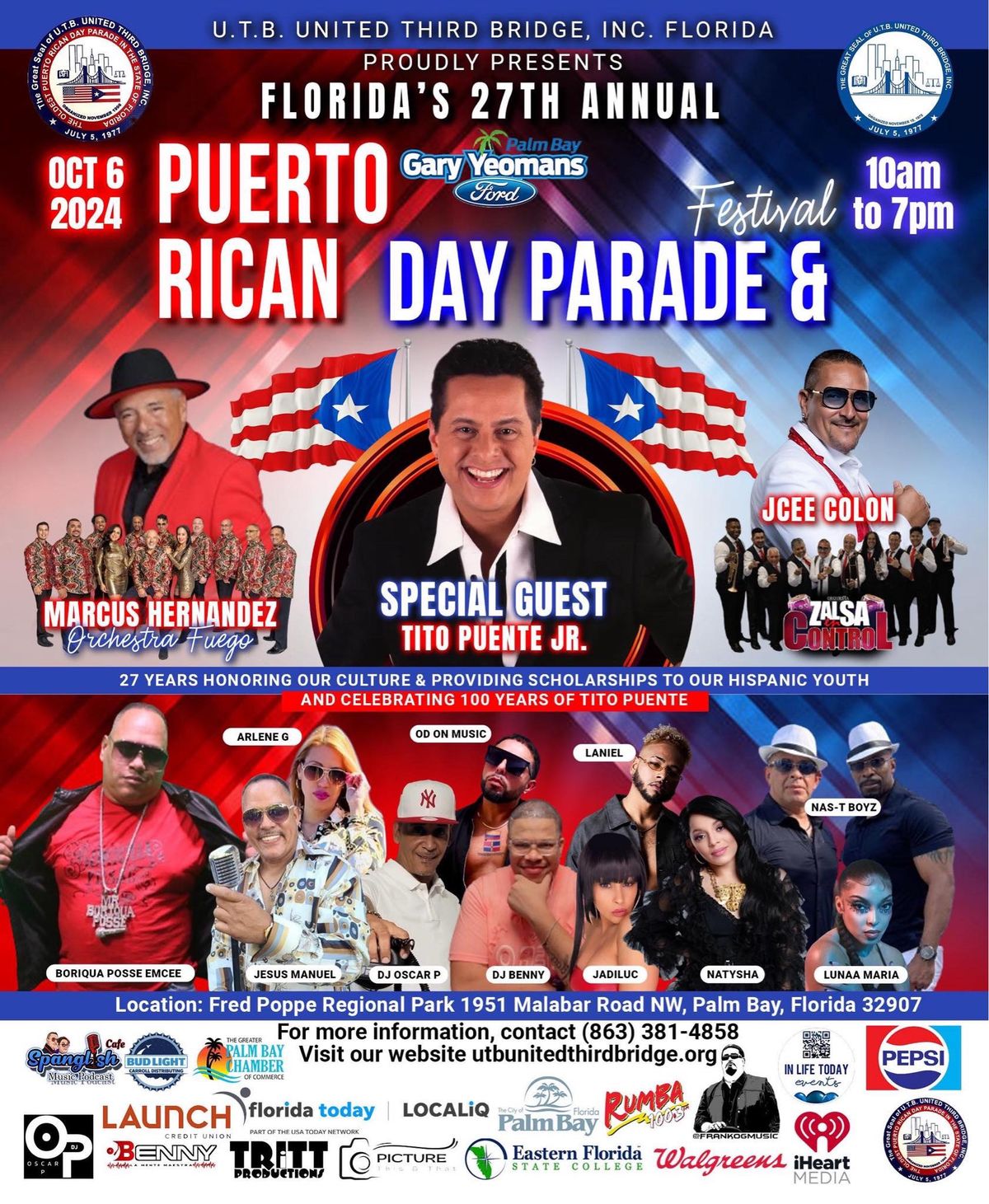 Florida's 27th Annual Puerto Rican Day Parade & Festival