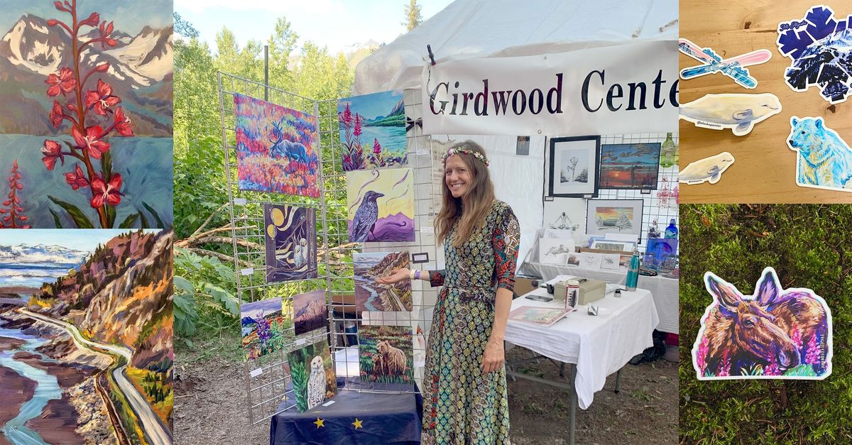Girdwood Forest Fair - Amanda Faith AK Paintings with GCVA Cooperative Artists