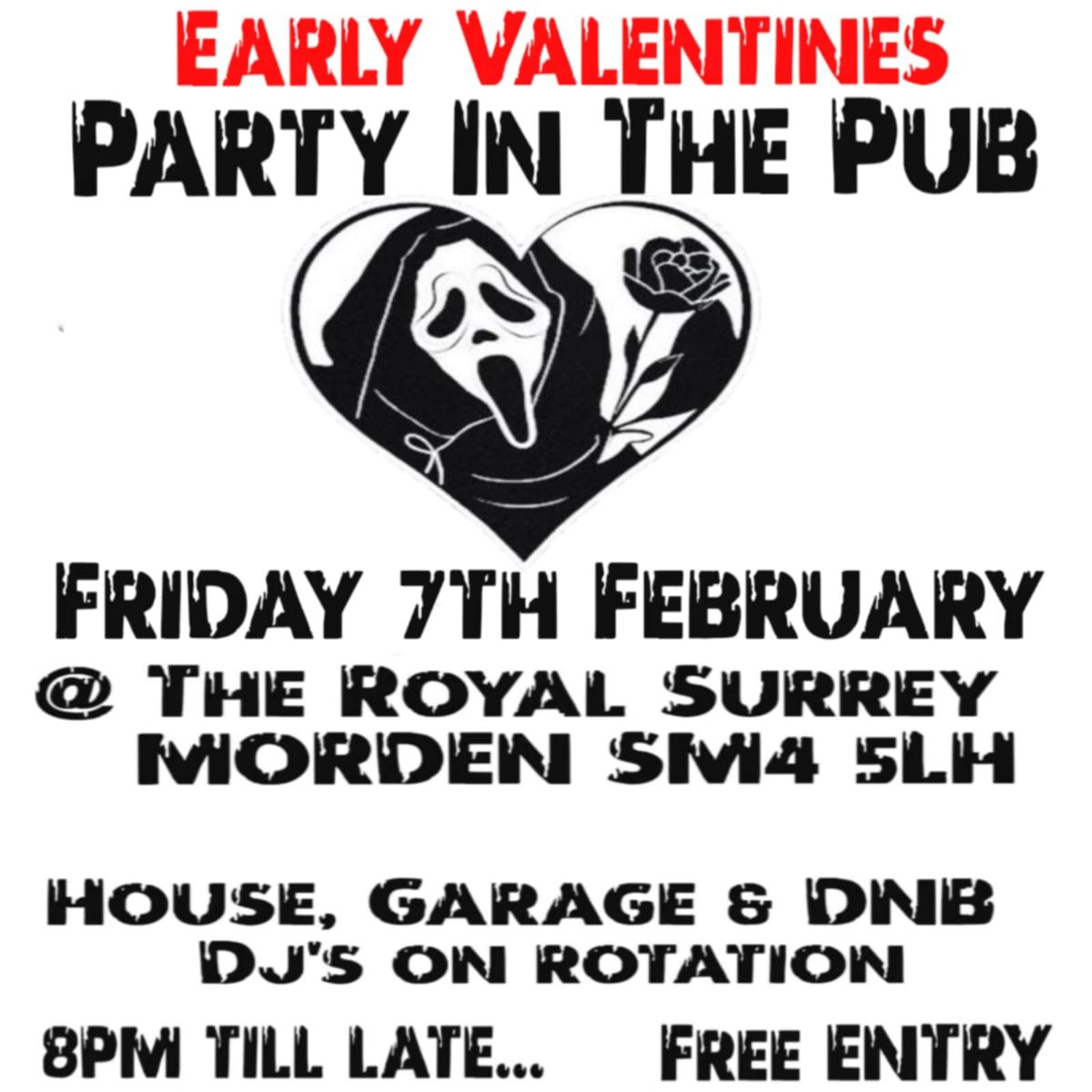 PARTY IN THE PUB - Valentines special