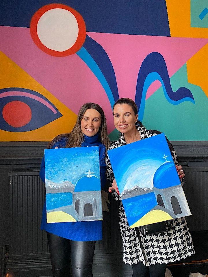 Paint and Sip Mayfair Banksy Flower Thrower, Iron Duke, London, 28