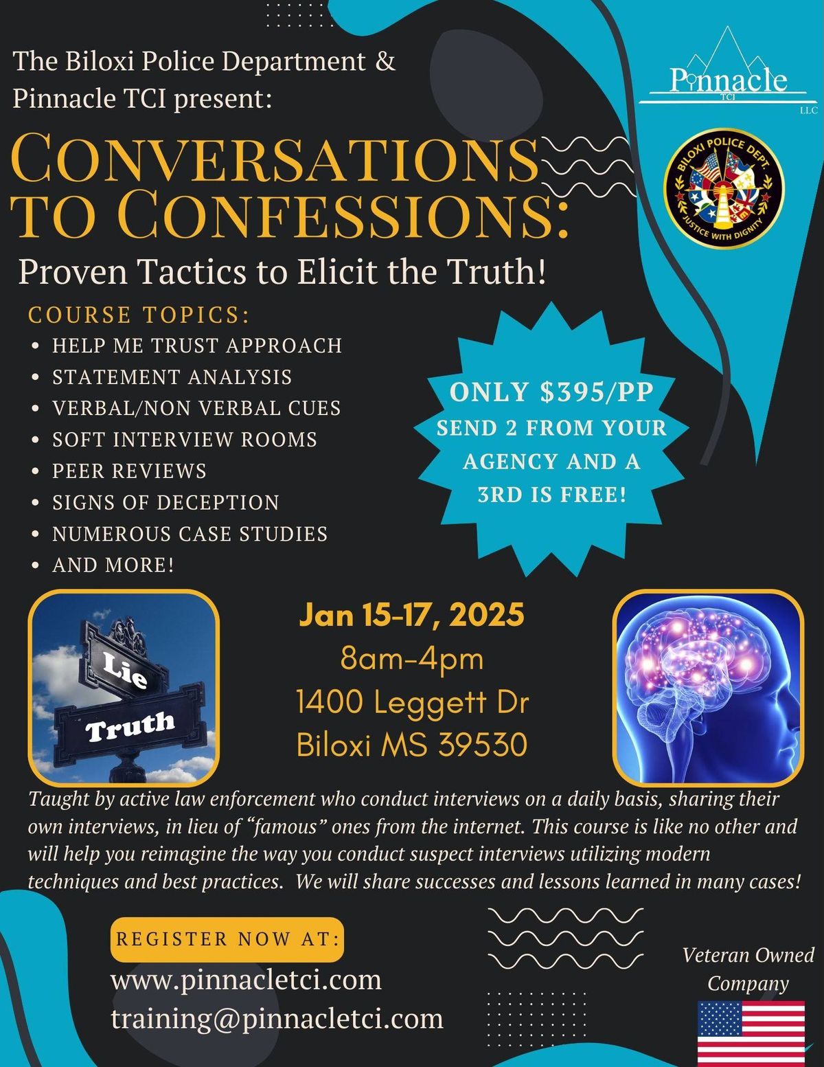 Conversations to Confessions: Proven Tactics to Elicit the Truth!