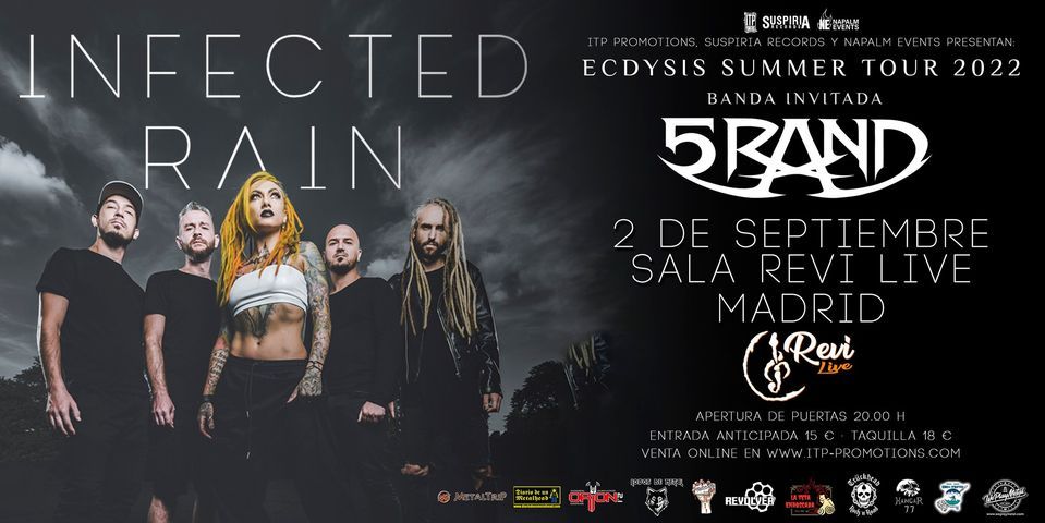 INFECTED RAIN + 5RAND - SALA REVI LIVE (MADRID)