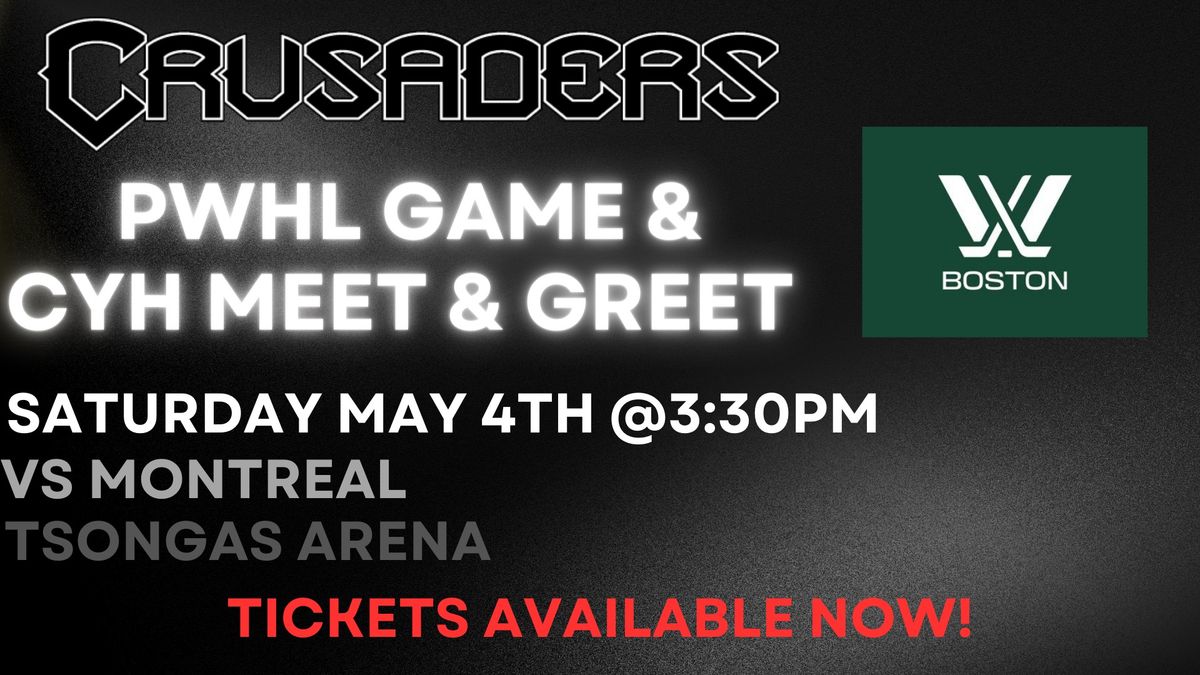 CYH NIGHT OUT WITH PWHL-GAME AND MEET & GREET