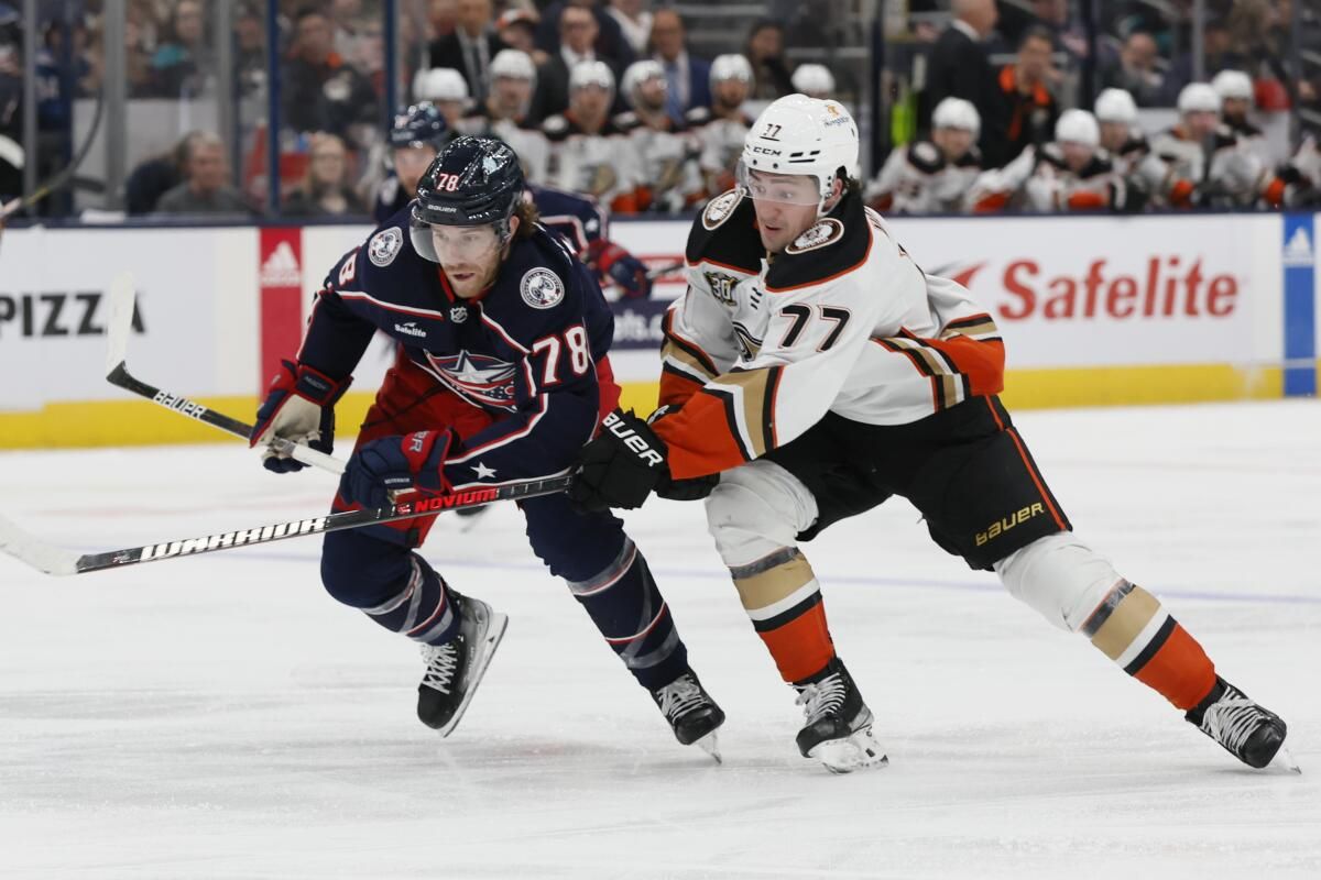 Columbus Blue Jackets vs. Anaheim Ducks