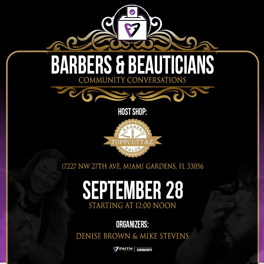 Barbers and Beauticians Community Conversation 