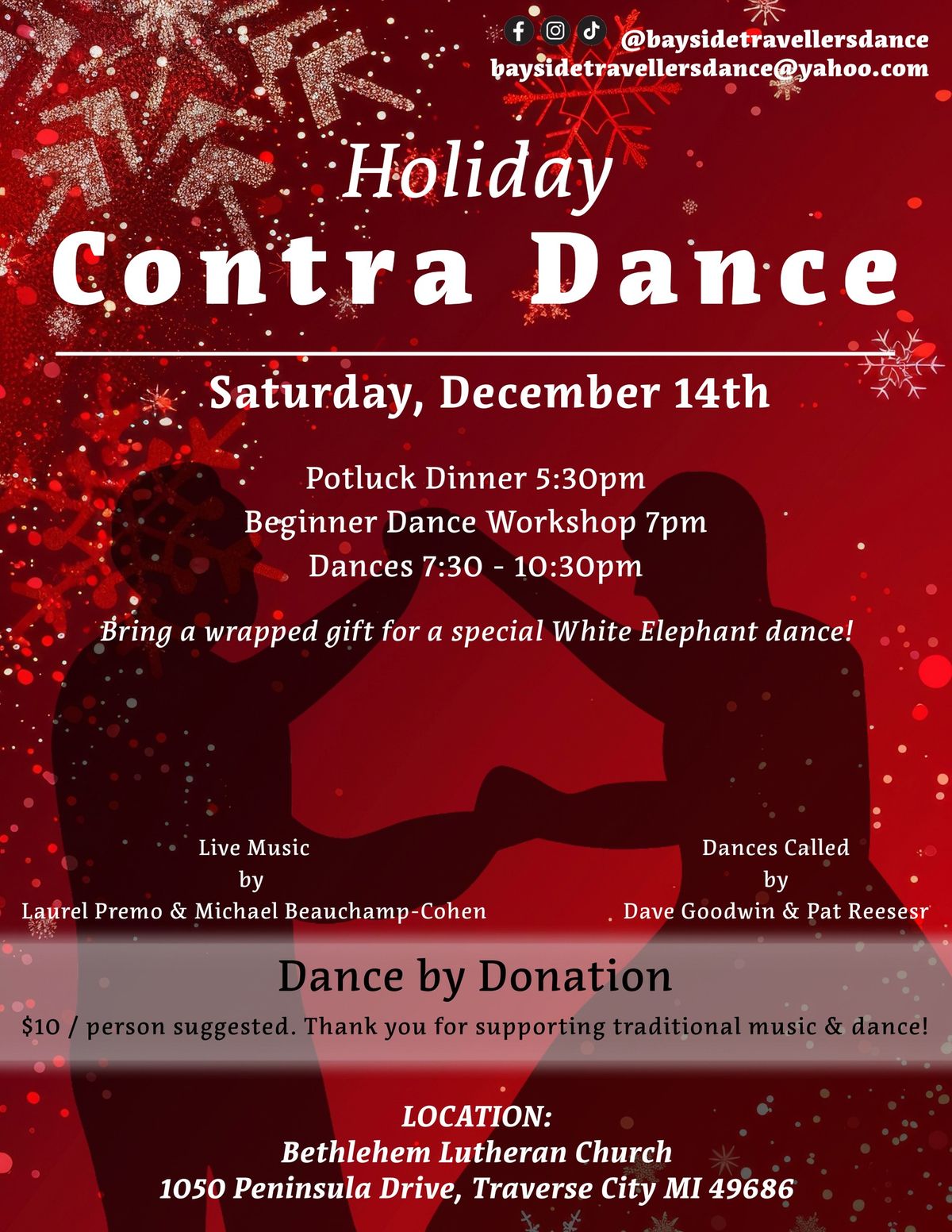 Holiday Contra Dance!