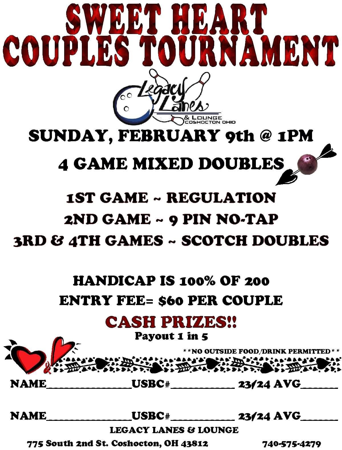 Annual Sweetheart Couples Tournament