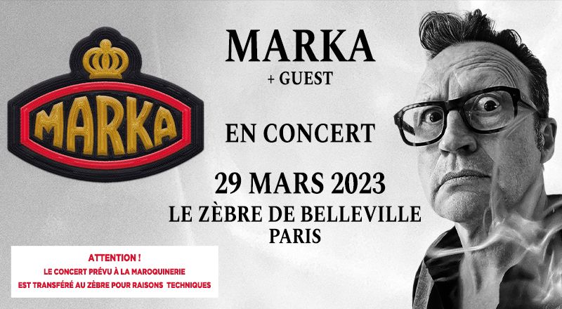 Marka - Le Z\u00e8bre de Belleville (75)