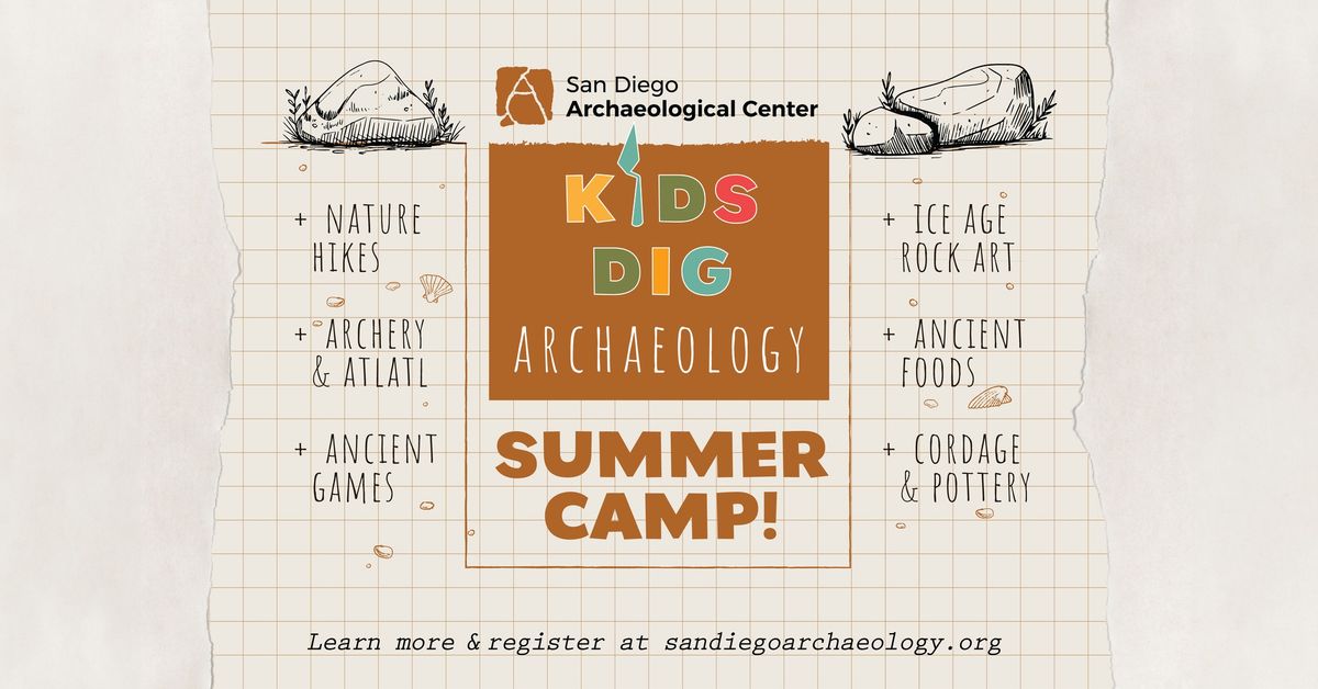 Kids Dig Archaeology Summer Camp