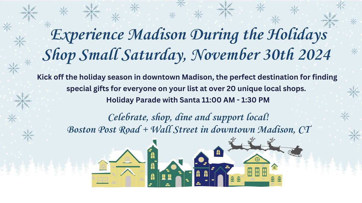 Shop Small Saturday & Holiday Celebration Parade