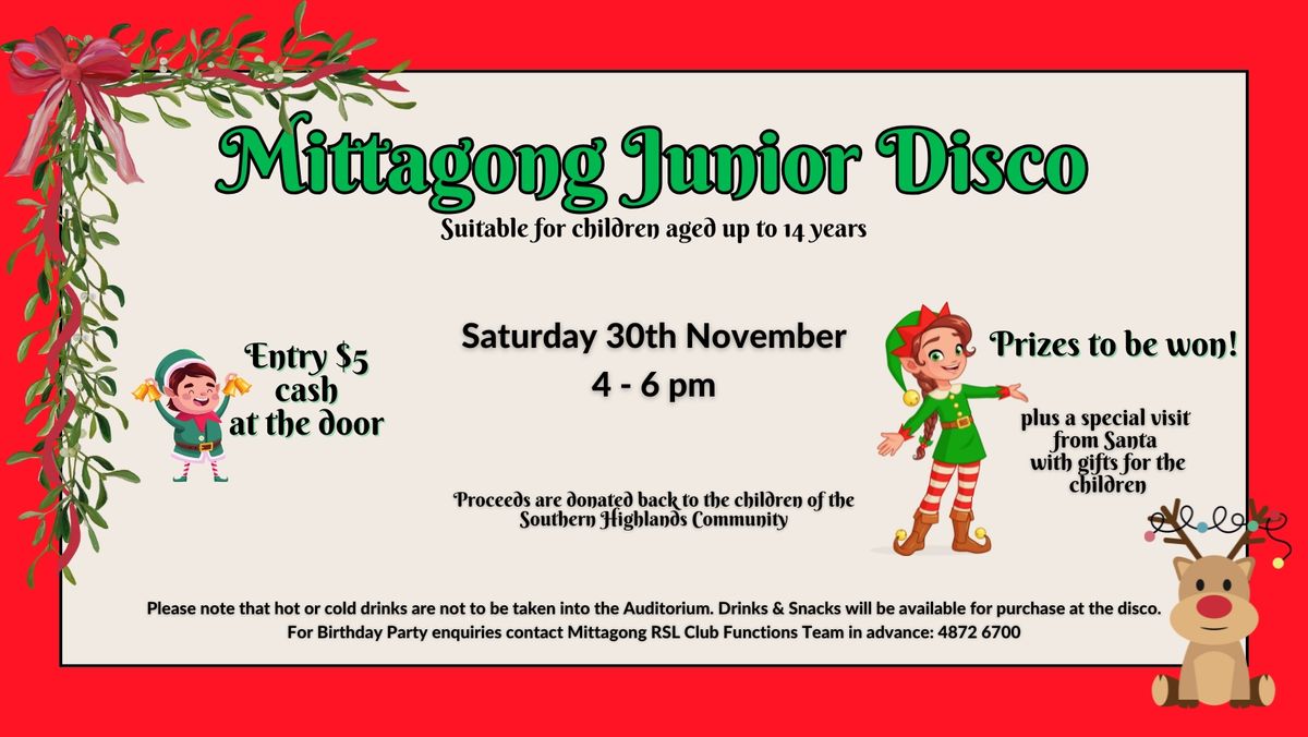 Mittagong Junior Disco