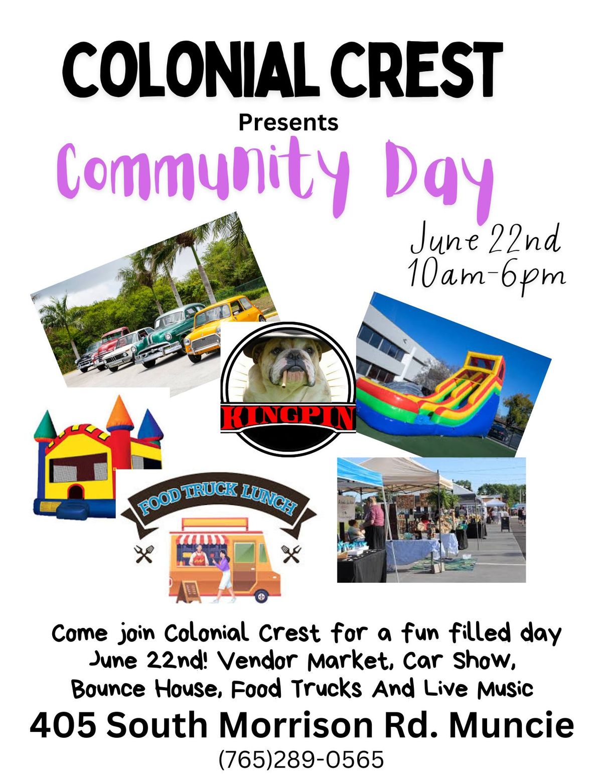 Colonial Crest Presents COMMUNITY DAY 