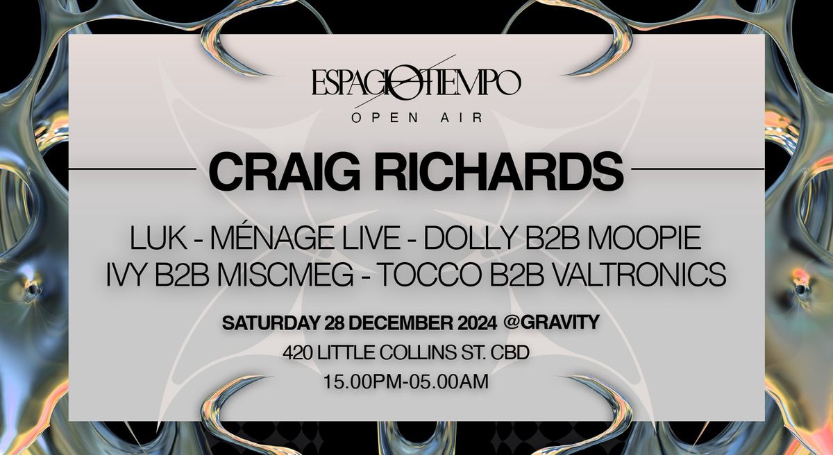 OPEN AIR with CRAIG RICHARDS + MORE 