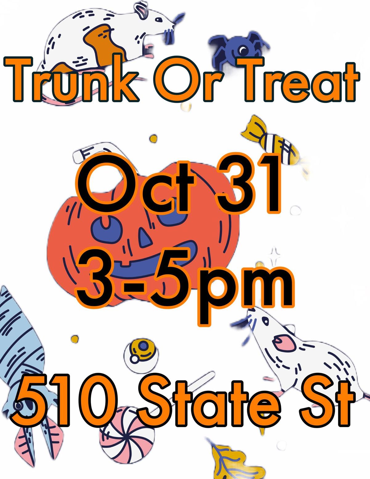 Trunk or Treat Kiddos Event at 510 State St