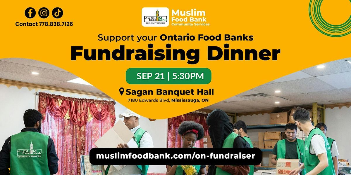 Support your Ontario Food Banks Fundraising Dinner