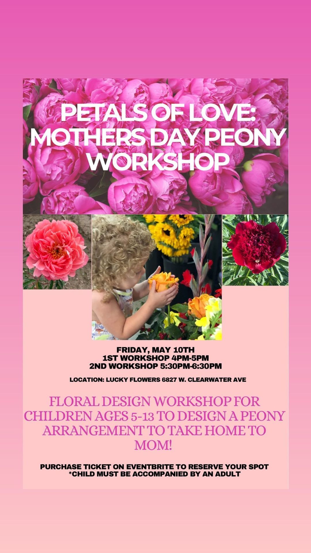 Petals of Love: Mothers Day Peony Workshop