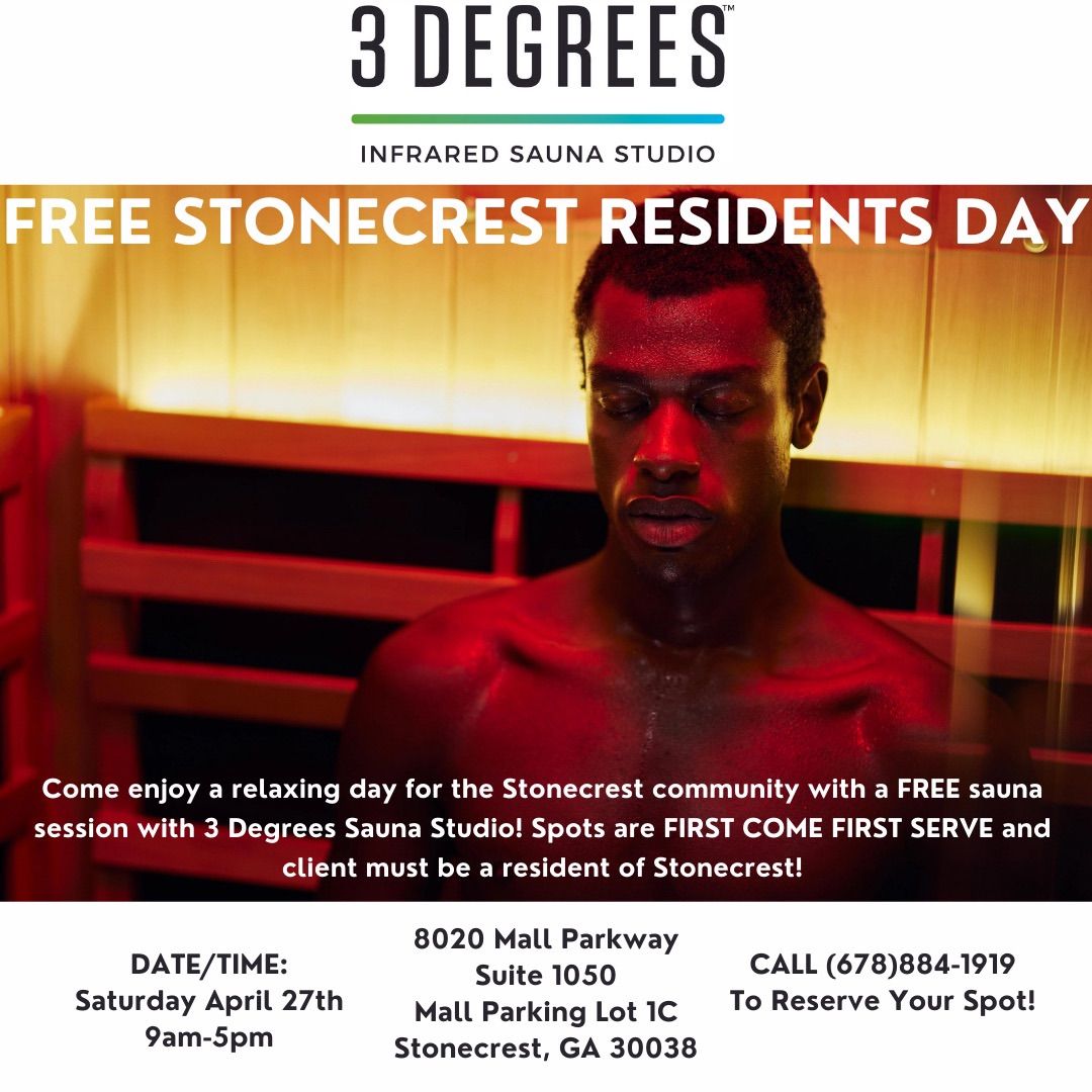 Free Infrared Sauna Sessions for Stonecrest Residents 