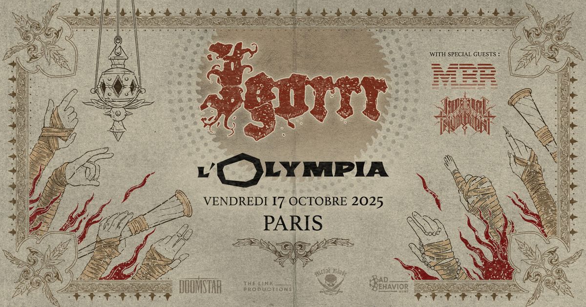 IGORRR + MASTER BOOT RECORD + IMPERIAL TRIUMPHANT - L'OLYMPIA