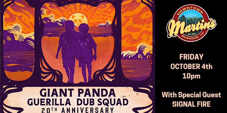 Giant Panda Guerilla Dub Squad W\/S\/G Signal Fire Live At Martin's