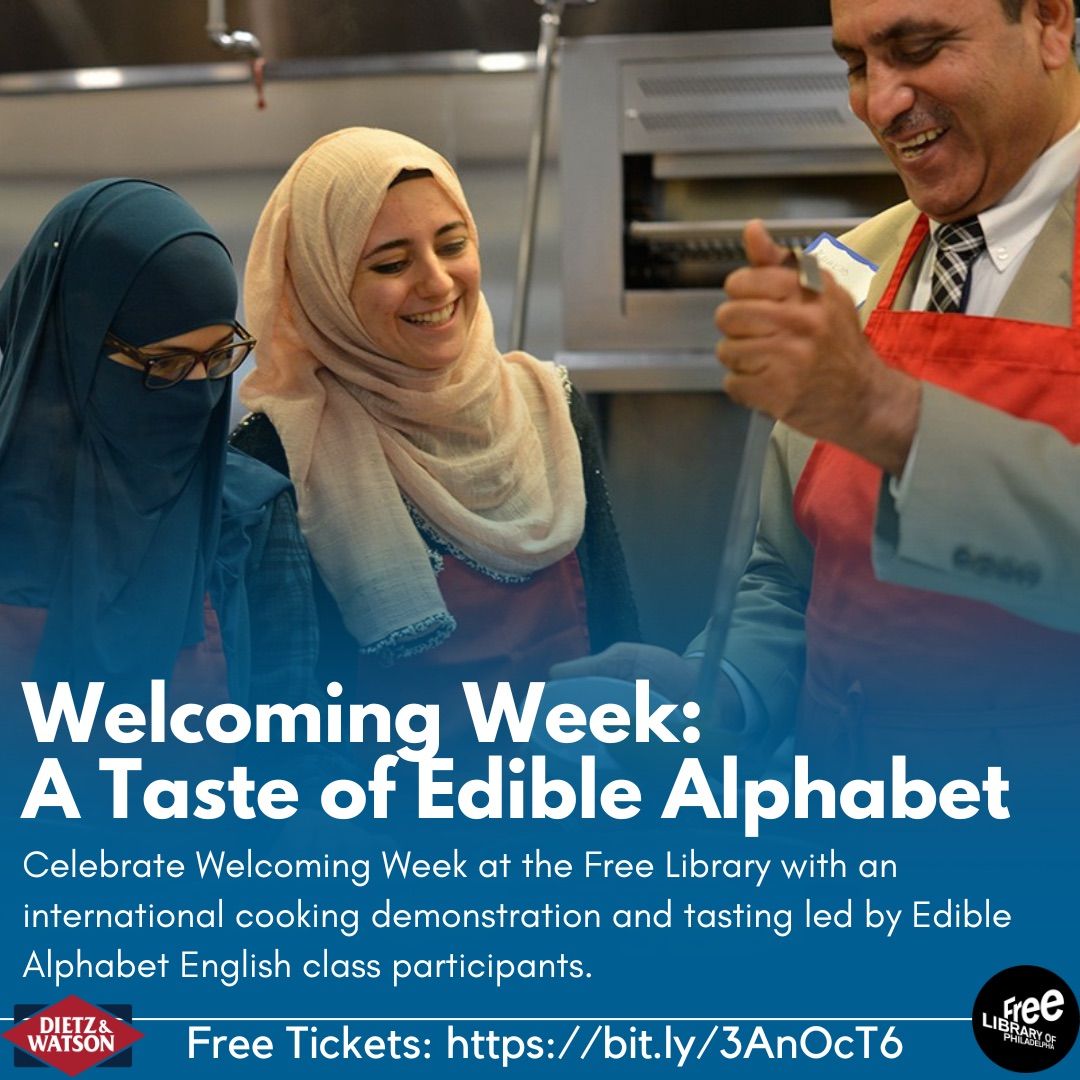 Welcoming Week: A Taste of Edible Alphabet 