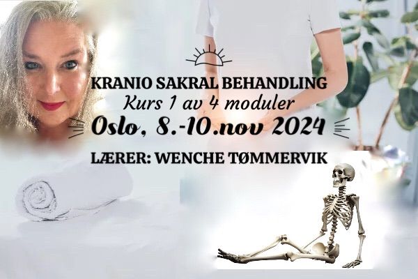 Kranio Sakral behandling KURS 1:4 * NY DATO