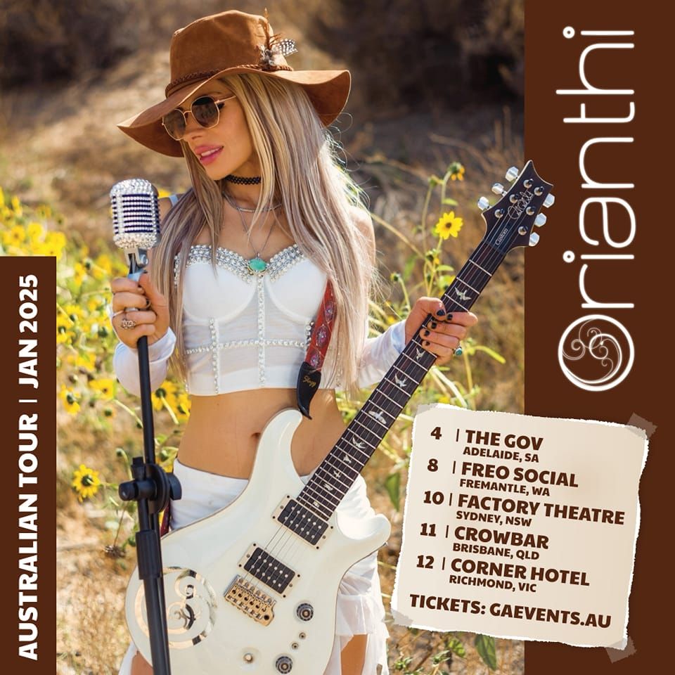 Orianthi at Freo social Fremantle 