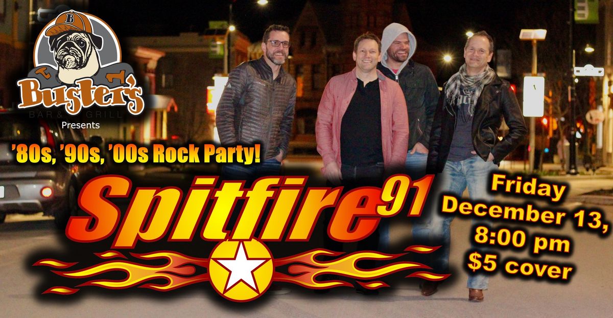 Spitfire91 rocks the holidays at Buster\u2019s Bar and Grill