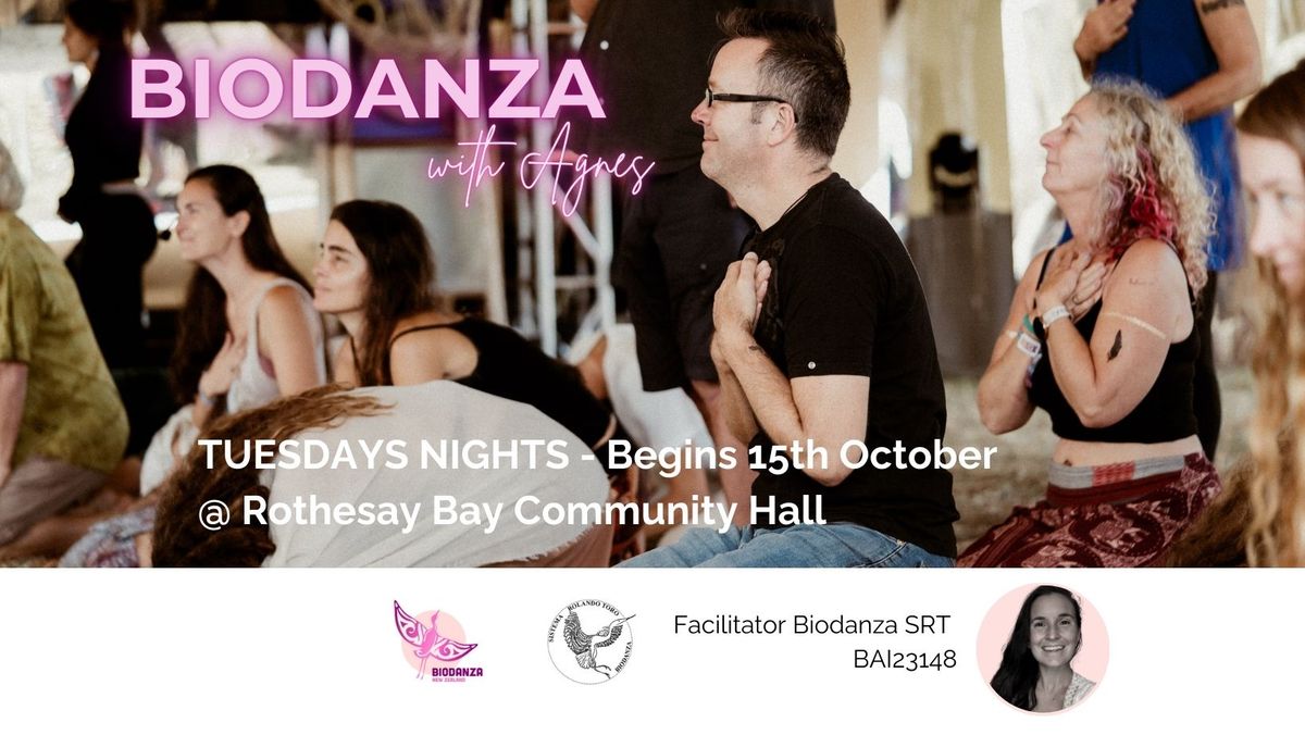 Biodanza TUESDAYS - Starts 15th OCT @Rothesay Bay Community Hall