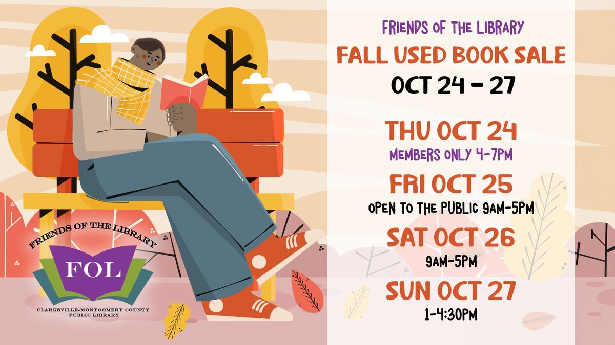 Friends of the Library Fall Used Book Sale