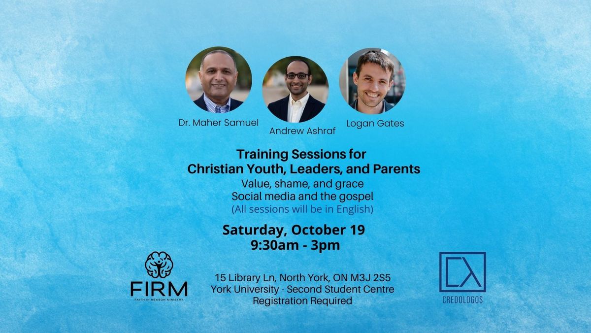 Training Sessions for Christian Youth, Leaders and Parents