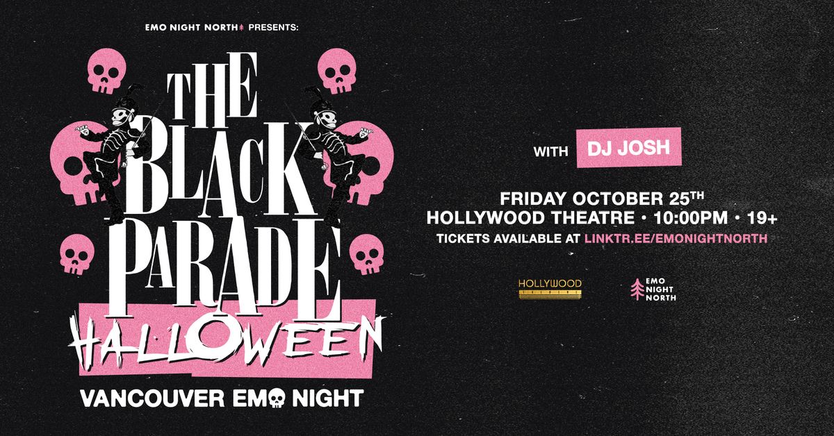 The Black Parade Halloween Emo Night Vancouver at Hollywood Theatre