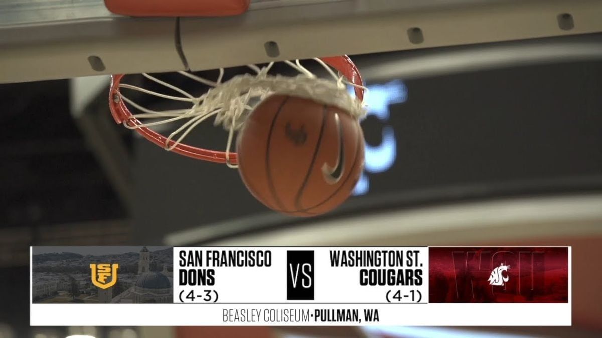 San Francisco Dons at Washington State Cougars Womens Basketball