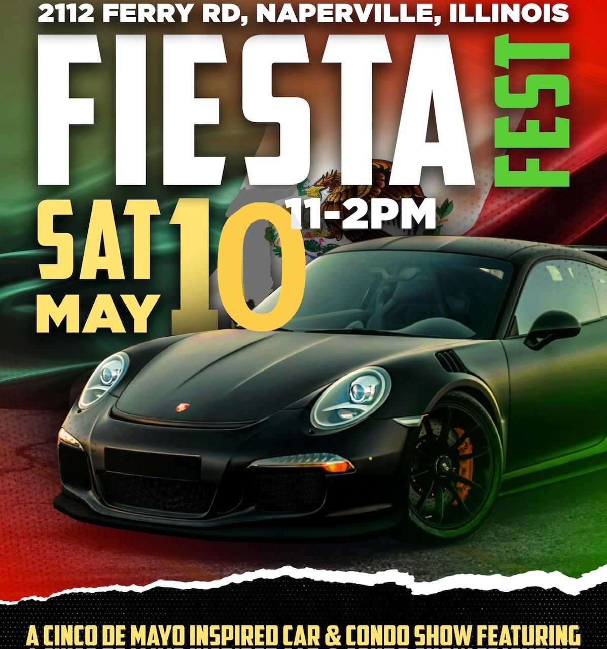 Fiesta Fest!! Car\/Condo Show, Mexican\/BBQ Fusion Cuisine and more!