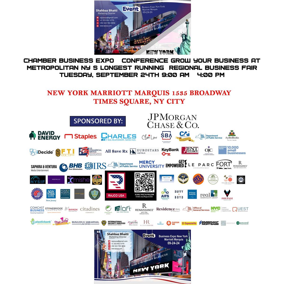 Chamber Business Expo - Marriott Marquis NY