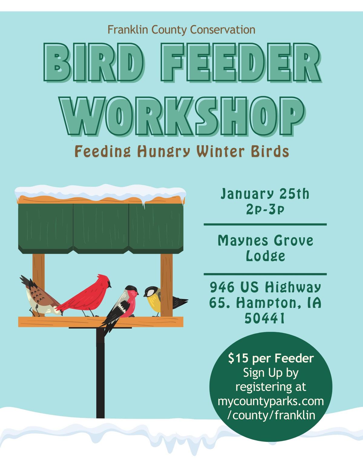 Bird Feeder Workshop