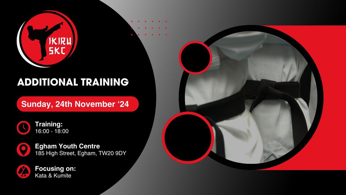 Additional Kata & Kumite Training