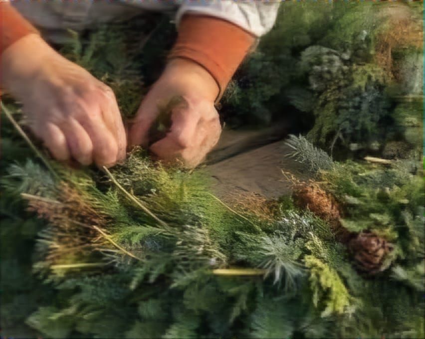 Wreath Making workshop at The American Legion Buffalo MN 12\/05\/24