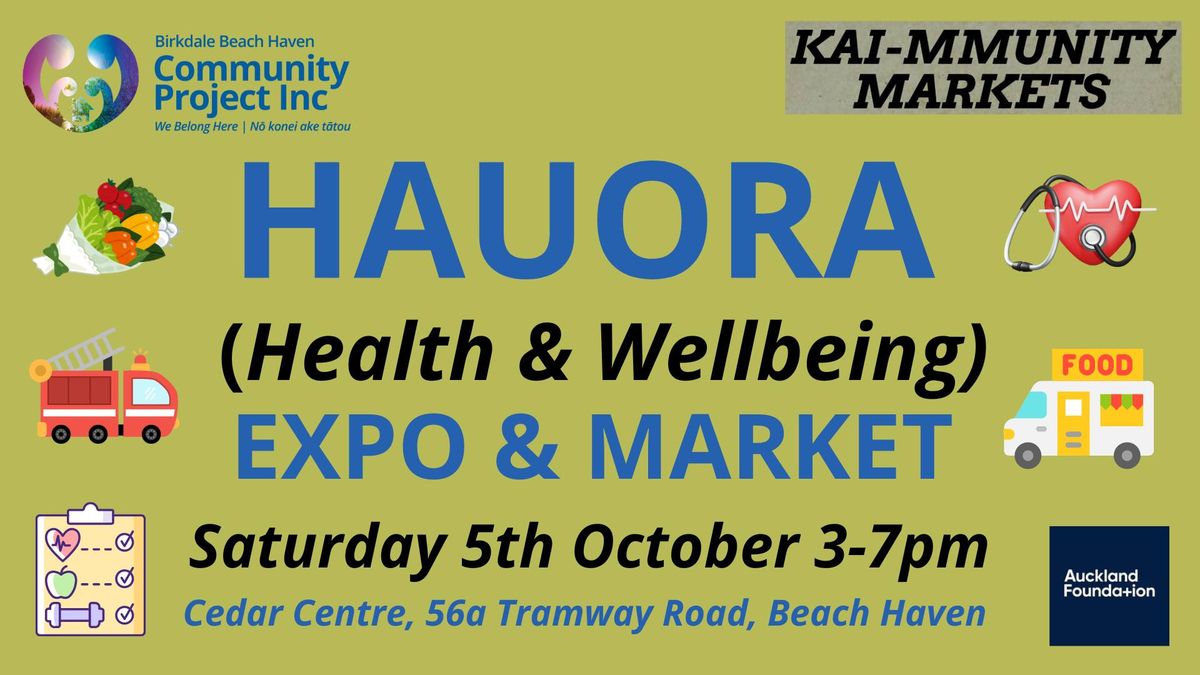 Hauora (Health & Wellbeing) Expo & Market!