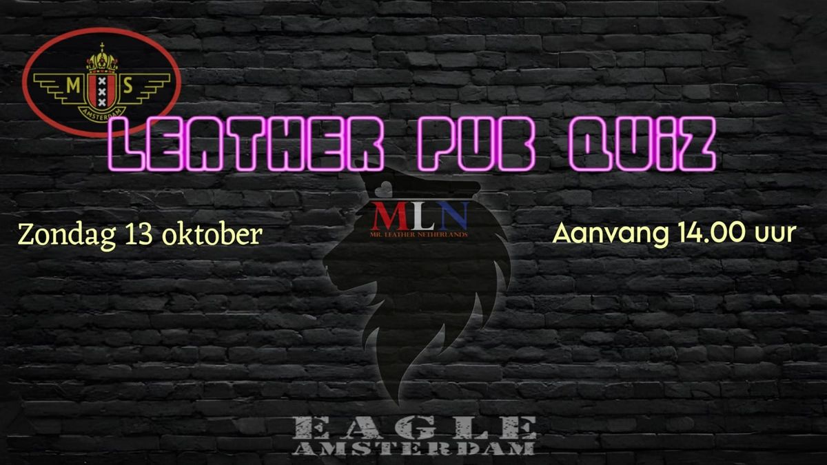 MSA Leather Pub Quiz 