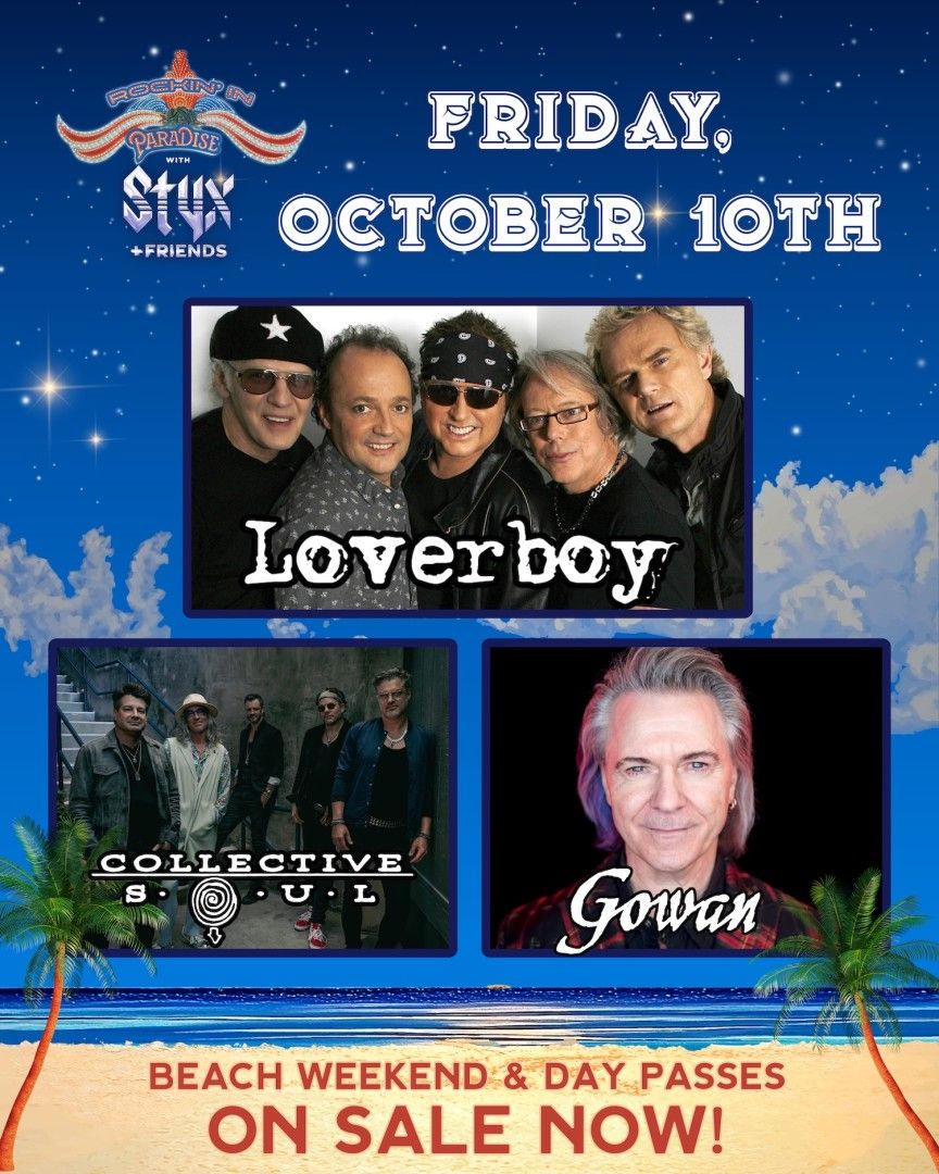 Rockin' In Paradise: Styx and Friends - 3 Day Pass