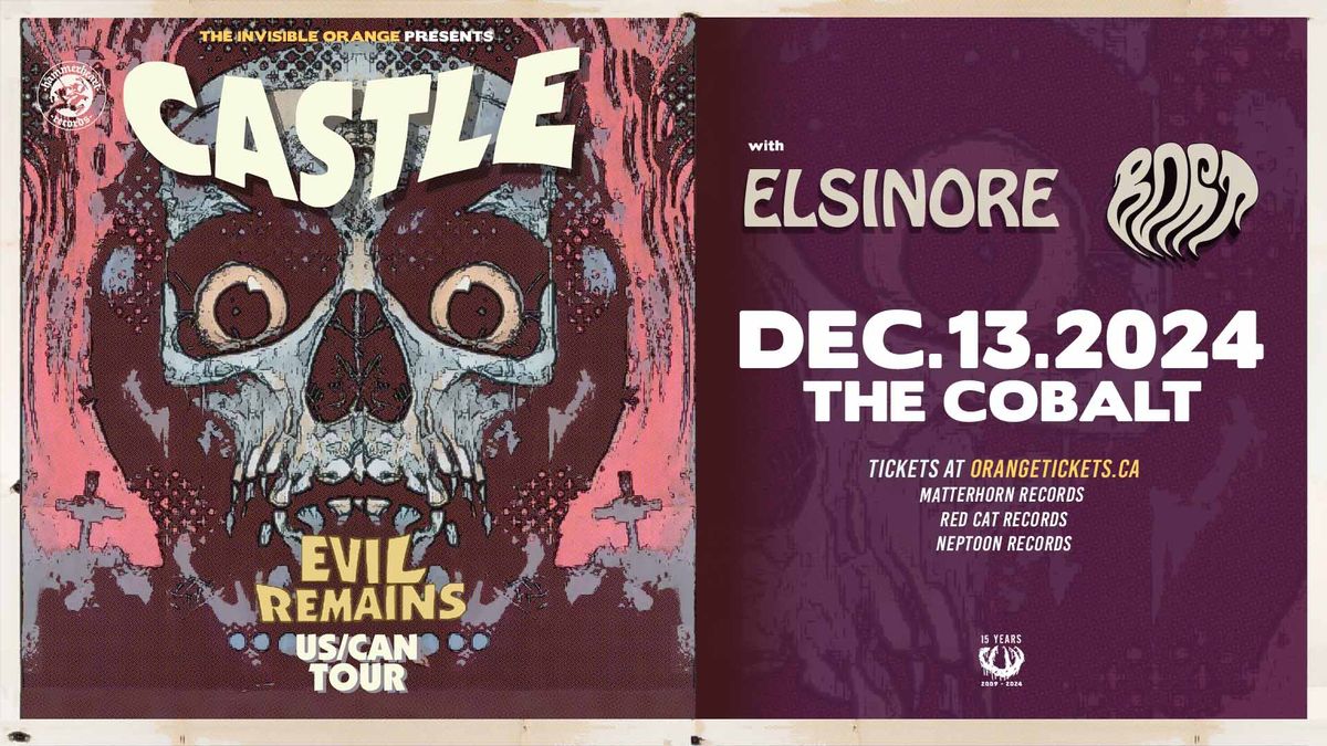 CASTLE \/\/ ELSINORE \/\/ BORT .  December 13, 2024 @ The Cobalt