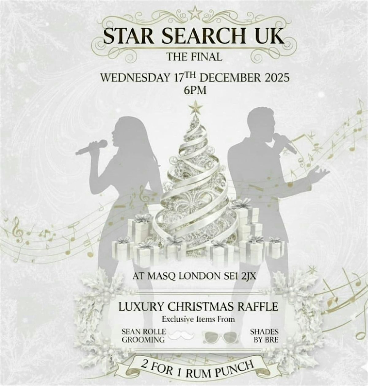 Star Seach UK grand final all White Party